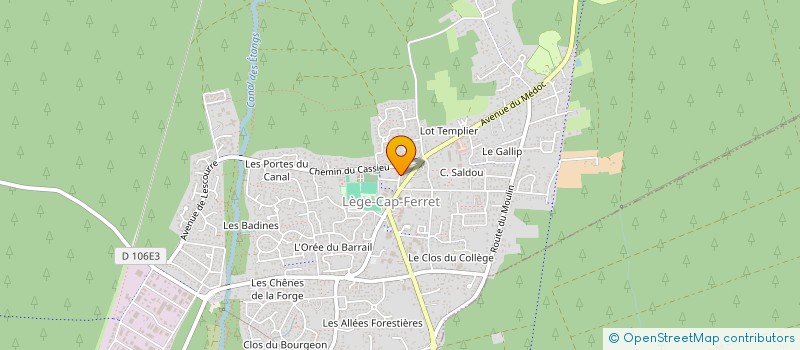 localisation de l'entreprise 940 548 886   LEGE-CAP-FERRET