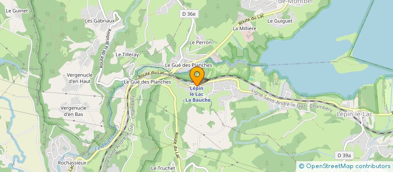 localisation de l'entreprise 940 552 342   LEPIN-LE-LAC