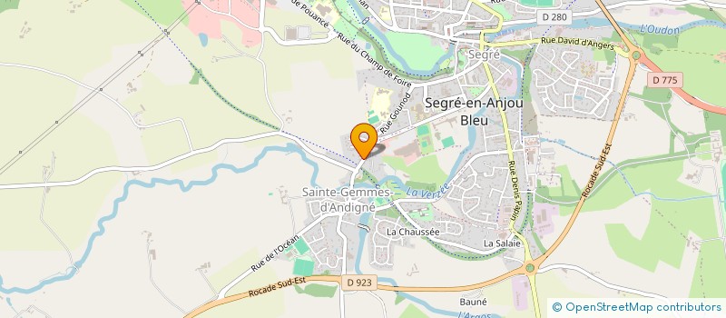 localisation de l'entreprise 940 575 095   SEGRE-EN-ANJOU BLEU