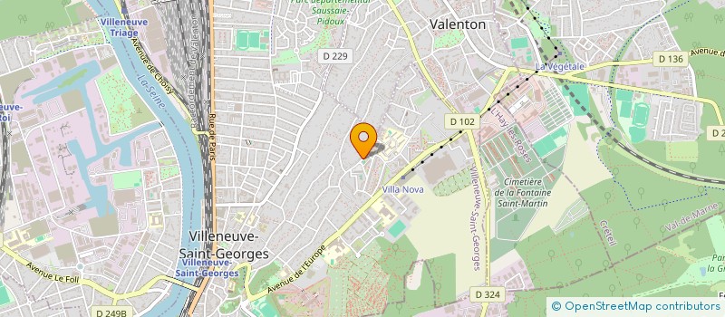 localisation de l'entreprise 940 575 723   VILLENEUVE-SAINT-GEORGES