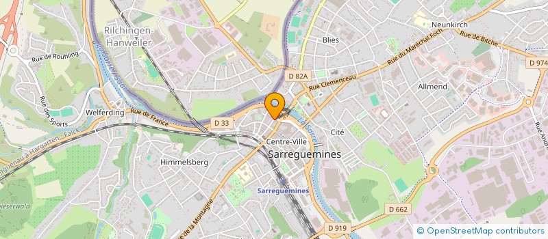 localisation de l'entreprise 940 598 733   SARREGUEMINES