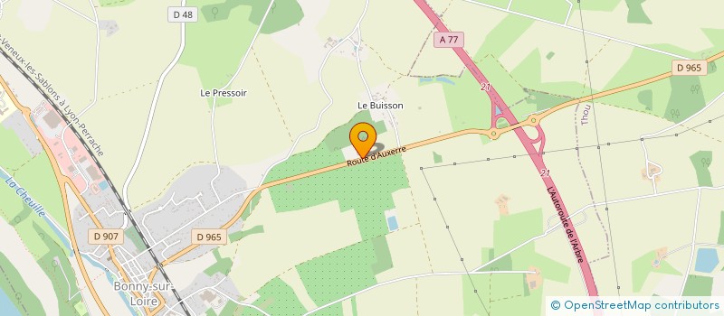 localisation de l'entreprise 940 611 171 à BONNY-SUR-LOIRE