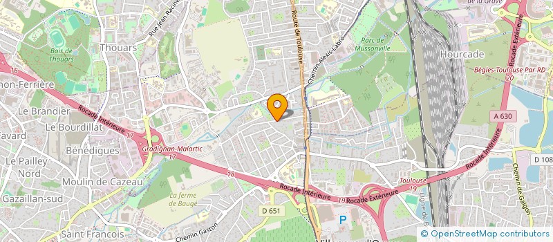 localisation de l'entreprise 940 633 449   VILLENAVE-D'ORNON