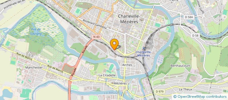 localisation de l'entreprise 940 663 875   CHARLEVILLE-MEZIERES