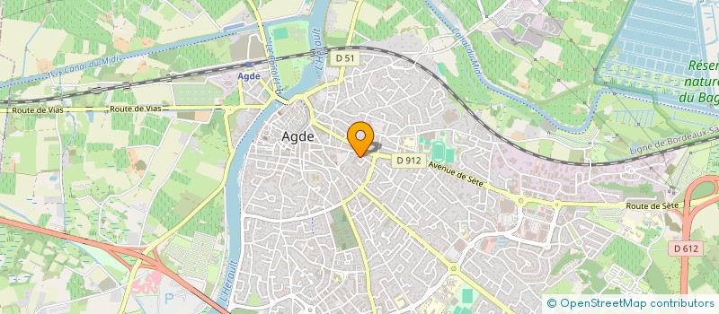 localisation de l'entreprise 940 691 504   AGDE