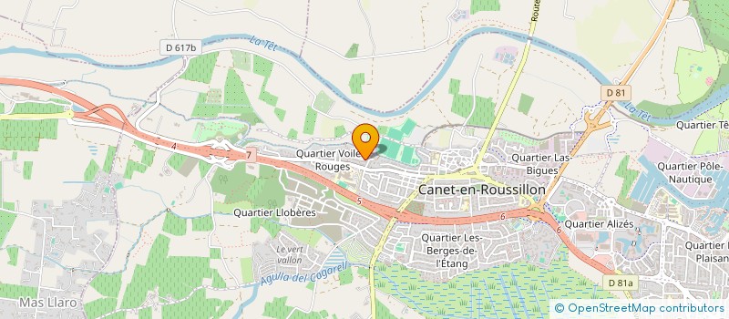localisation de l'entreprise 940 704 448  à CANET-EN-ROUSSILLON