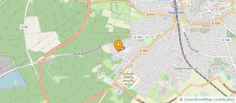 localisation de l'entreprise 940 766 967   HAGUENAU