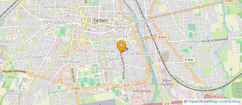 localisation de l'entreprise 940 893 464   TARBES