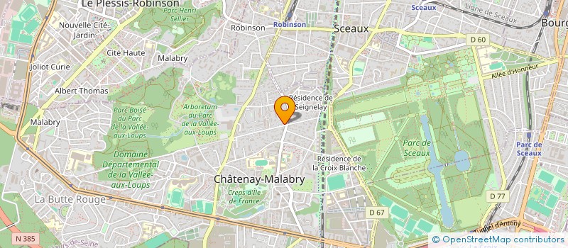 localisation de l'entreprise 941 000 887   CHATENAY-MALABRY