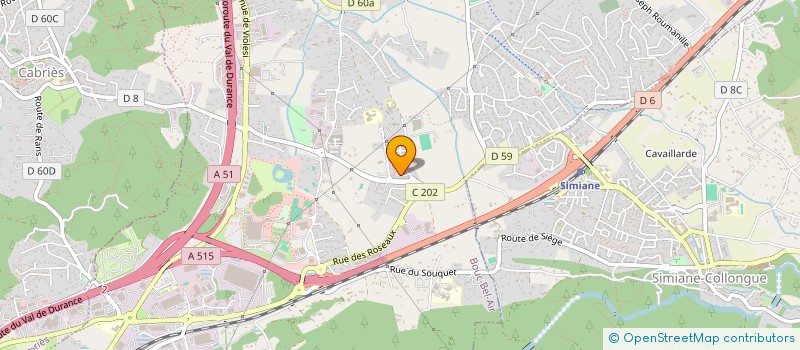 localisation de l'entreprise 941 026 585 à BOUC-BEL-AIR