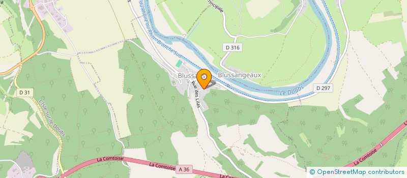 localisation de l'entreprise 941 095 366   BLUSSANS