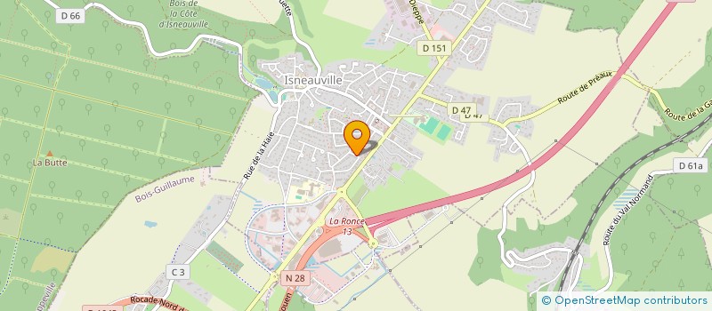 localisation de l'entreprise 941 129 603   ISNEAUVILLE