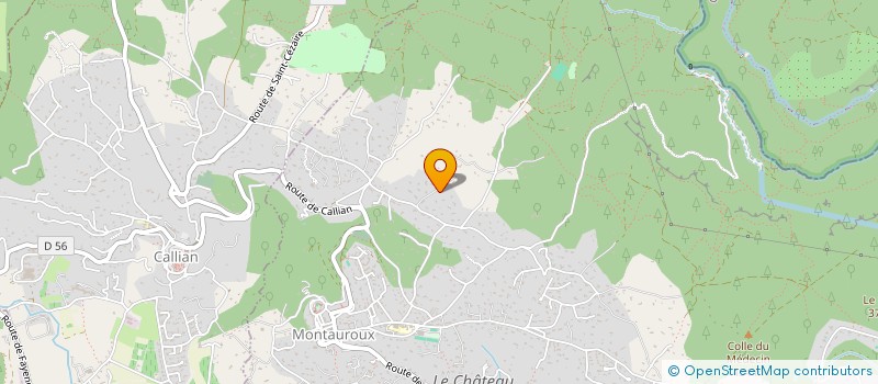 localisation de l'entreprise 941 143 265   MONTAUROUX