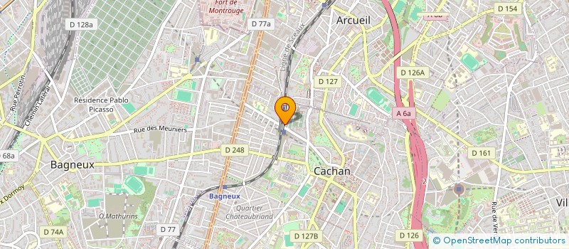 localisation de l'entreprise 941 159 220   CACHAN