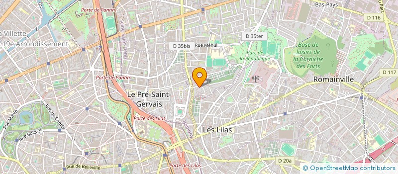 localisation de l'entreprise 941 200 644   PANTIN