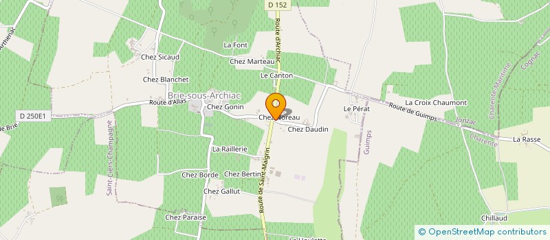 localisation de l'entreprise 941 224 685   BRIE-SOUS-ARCHIAC