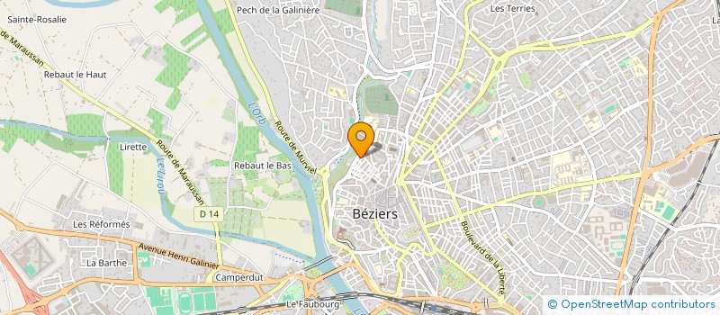 localisation de l'entreprise 941 316 556   BEZIERS