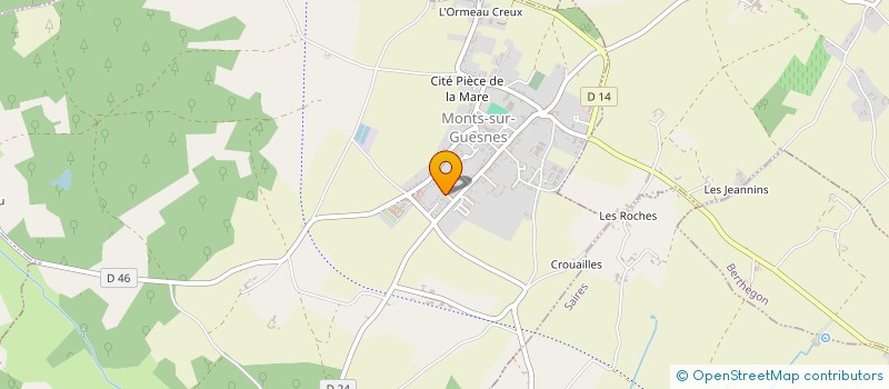 localisation de l'entreprise 941 348 625   MONTS-SUR-GUESNES