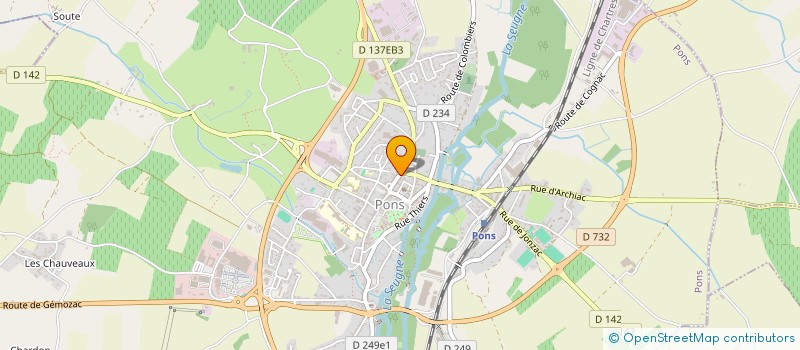 localisation de l'entreprise 941 480 493   PONS