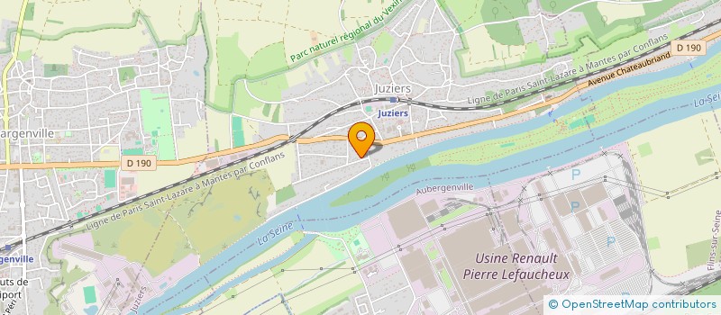 localisation de l'entreprise 941 581 589   JUZIERS