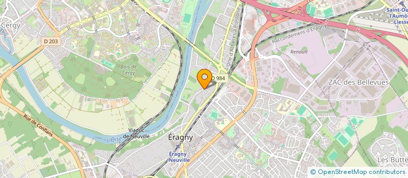 localisation de l'entreprise 941 595 092   ERAGNY