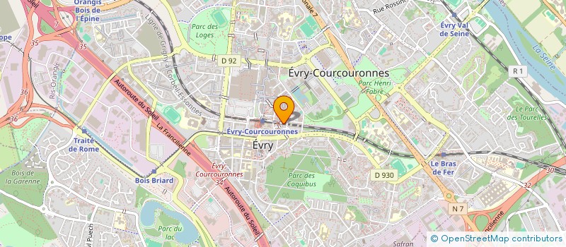 localisation de l'entreprise 941 703 431   EVRY-COURCOURONNES