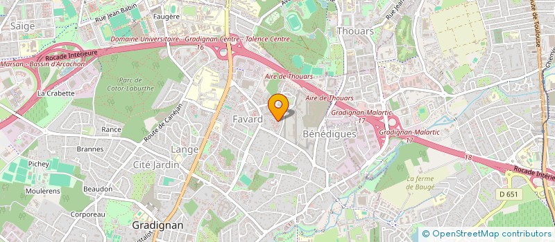 localisation de l'entreprise 941 761 819   GRADIGNAN