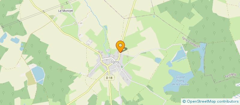 localisation de l'entreprise 941 831 810   IGNY-COMBLIZY