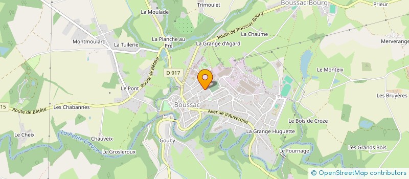 localisation de l'entreprise 941 898 322 à BOUSSAC