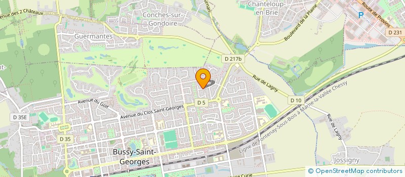 localisation de l'entreprise 942 009 671   BUSSY-SAINT-GEORGES