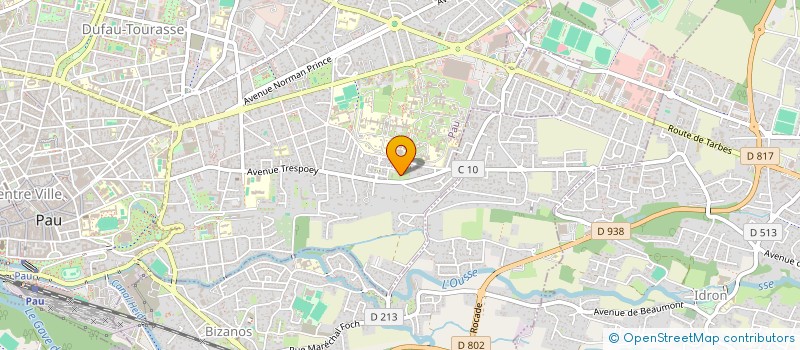 localisation de l'entreprise 942 009 838  à PAU