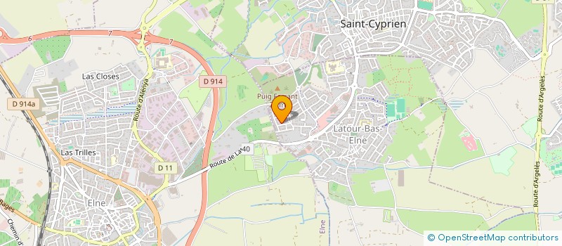 localisation de l'entreprise 942 015 660   LATOUR-BAS-ELNE