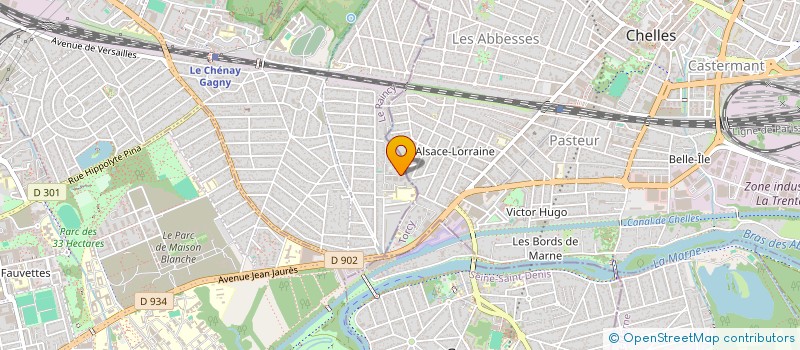 localisation de l'entreprise 942 084 765   GAGNY