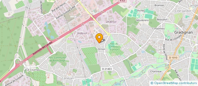 localisation de l'entreprise 942 127 507   GRADIGNAN