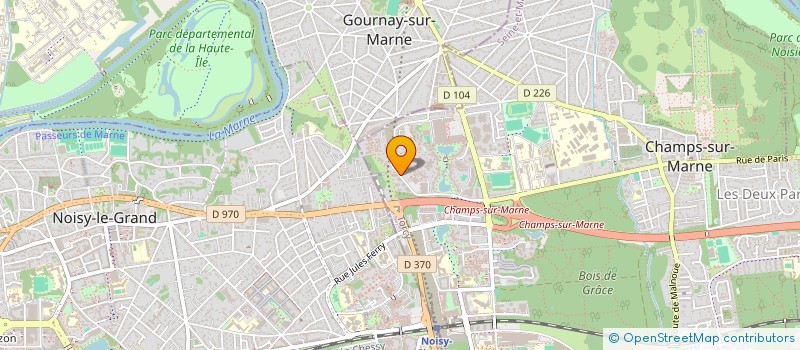 localisation de l'entreprise 942 177 155   CHAMPS-SUR-MARNE