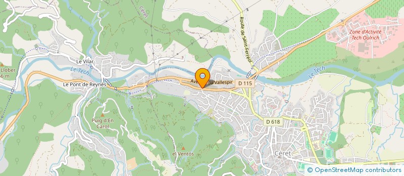 localisation de l'entreprise 942 275 967   CERET