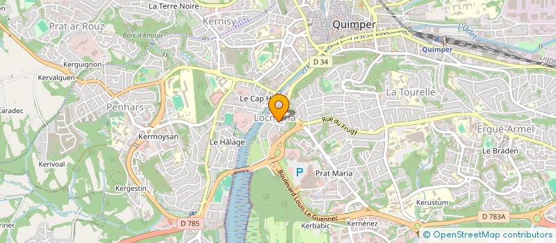 localisation de l'entreprise 942 420 977  à QUIMPER