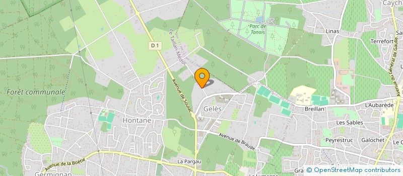 localisation de l'entreprise 942 538 083   BORDEAUX