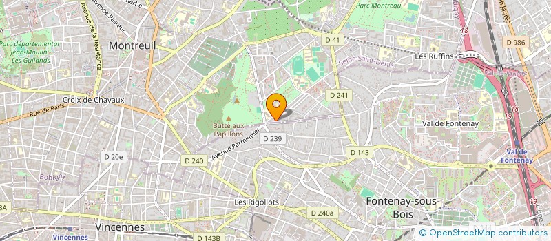 localisation de l'entreprise 942 589 623   MONTREUIL