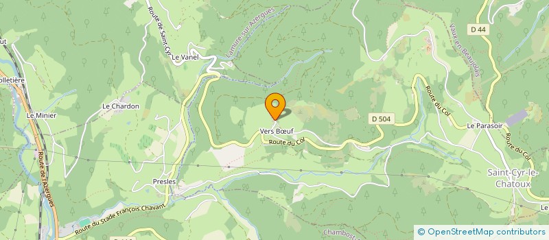 localisation de l'entreprise 942 600 362   SAINT-CYR-LE-CHATOUX