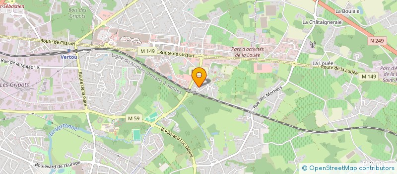 localisation de l'entreprise 942 620 303   VERTOU