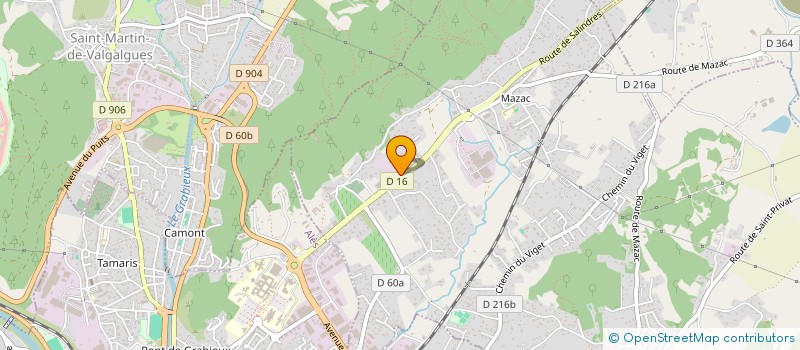 localisation de l'entreprise 942 644 519   SAINT-PRIVAT-DES-VIEUX