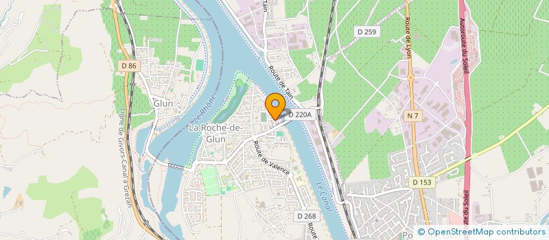 localisation de l'entreprise 942 669 870   LA ROCHE-DE-GLUN