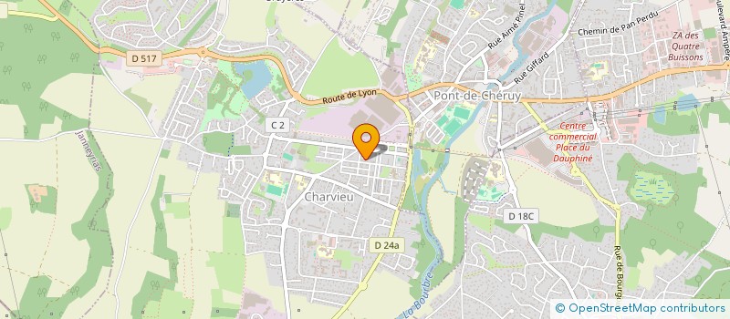 localisation de l'entreprise 942 750 191   CHARVIEU-CHAVAGNEUX