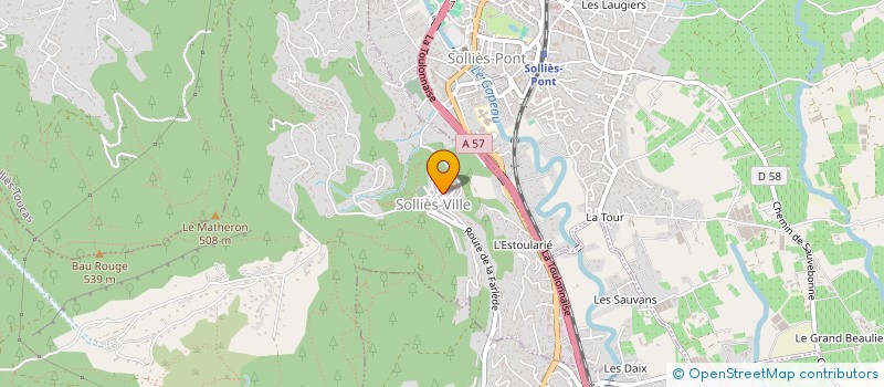 localisation de l'entreprise 942 857 210   SOLLIES-VILLE