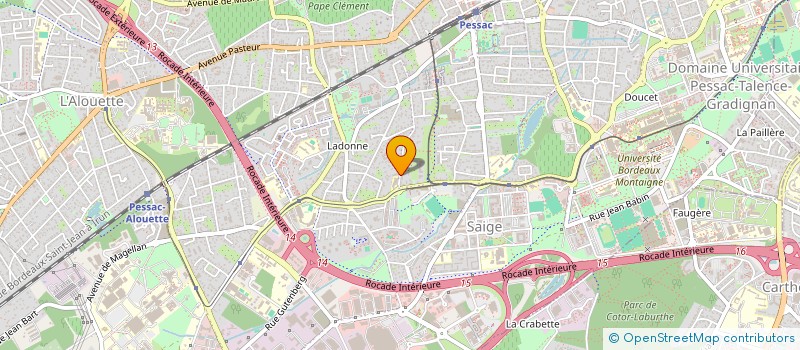 localisation de l'entreprise 942 899 576   PESSAC