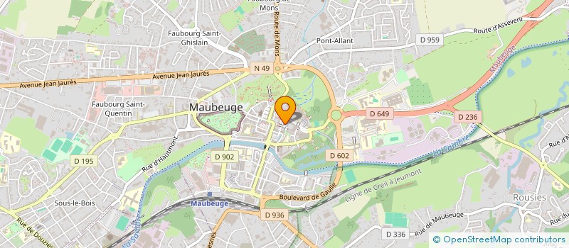 localisation de l'entreprise 942 900 945   MAUBEUGE