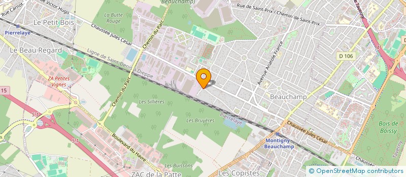 localisation de l'entreprise 942 932 641   BEAUCHAMP