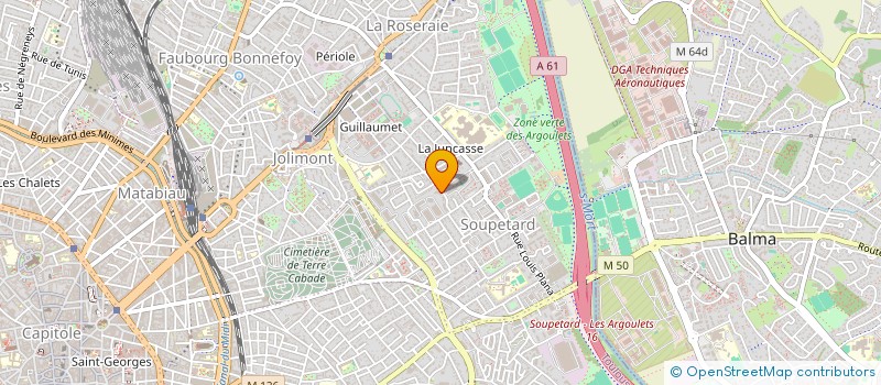localisation de l'entreprise 943 009 001   TOULOUSE