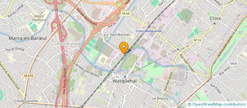 localisation de l'entreprise 943 022 756   WASQUEHAL